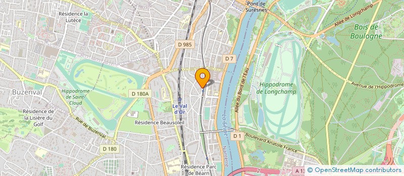 localisation de l'entreprise SCI RENIFORT à SAINT-CLOUD