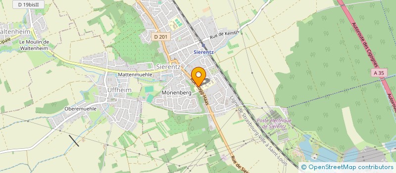 localisation de l'entreprise SCI RENNER  KEMBS