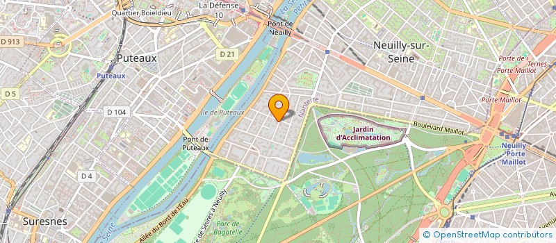 localisation de l'entreprise SCI RENNES 90 à NEUILLY-SUR-SEINE