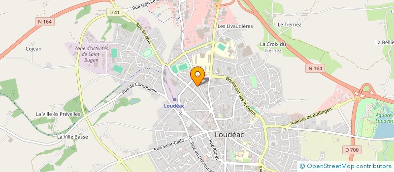 localisation de l'entreprise SCI RENNES LANSART à LOUDEAC