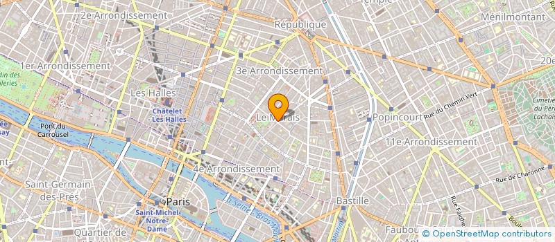 localisation de l'entreprise SCI RENNES RUE JEAN-LOUIS BERTRAND  PARIS