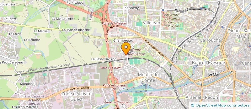 localisation de l'entreprise SCI RENNES RUNNING à BORGO