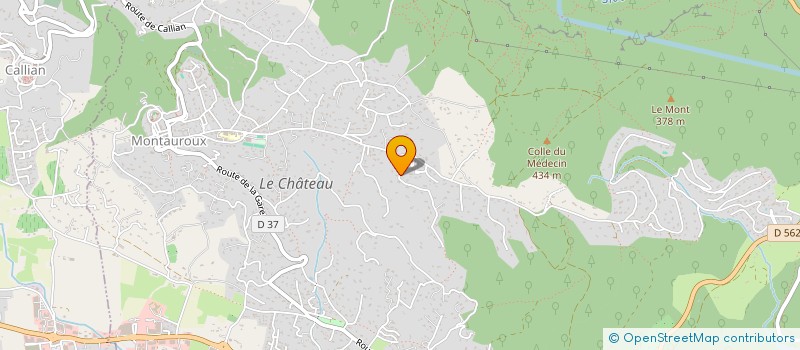 localisation de l'entreprise SCI RENO  MONTAUROUX