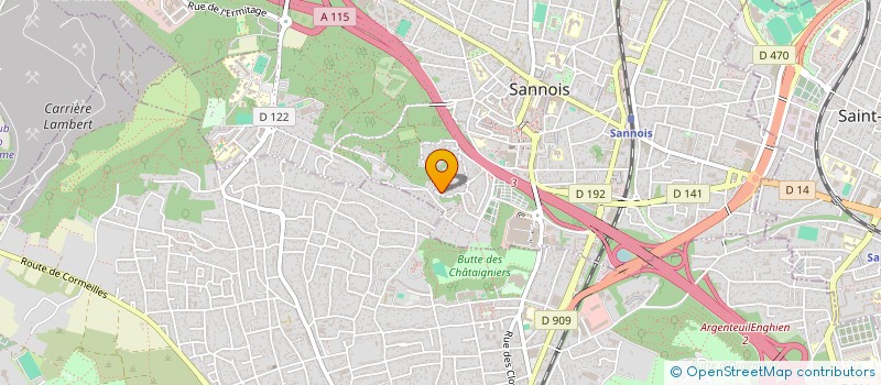 localisation de l'entreprise SCI RENO  SANNOIS