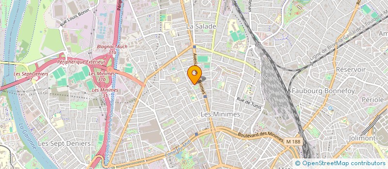 localisation de l'entreprise SCI RENO'HORIZON à TOULOUSE