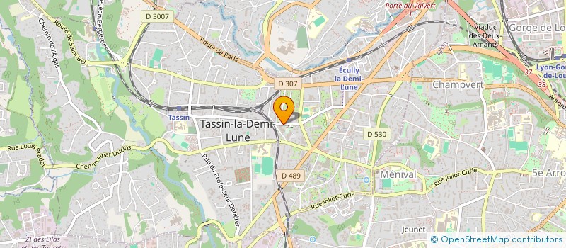 localisation de l'entreprise SCI RENODE  TASSIN-LA-DEMI-LUNE