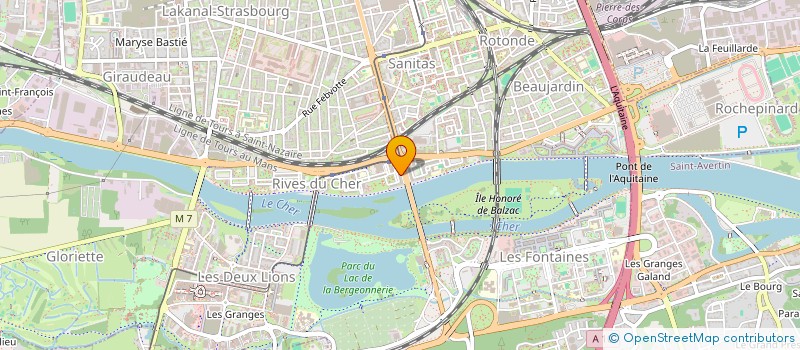 localisation de l'entreprise SCI RENODEP  TOURS