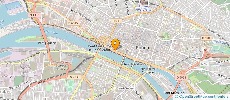 localisation de l'entreprise SCI RENODI à ROUEN