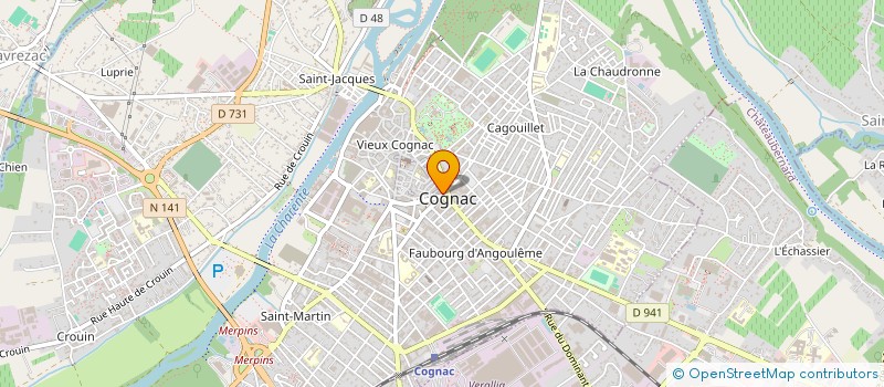 localisation de l'entreprise SCI RENODINE à COGNAC