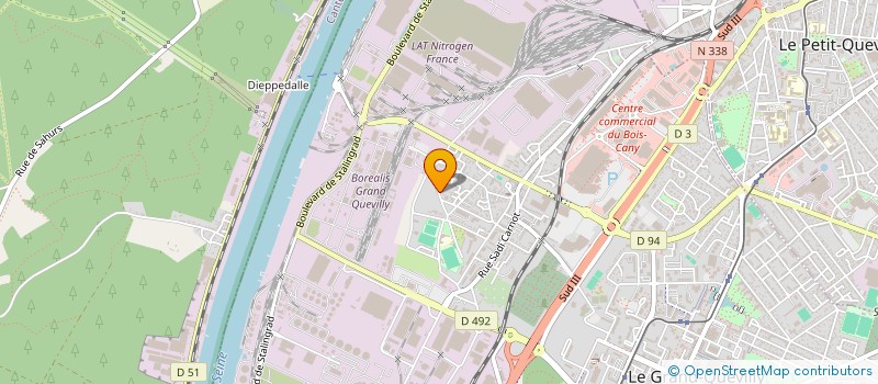 localisation de l'entreprise SCI RENOIR  LE GRAND-QUEVILLY