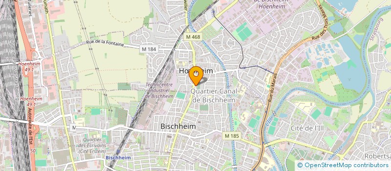 localisation de l'entreprise SCI RENOIR  HNHEIM