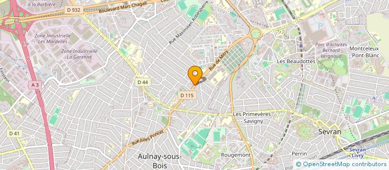 localisation de l'entreprise SCI RENOIR ASB à AULNAY SOUS BOIS