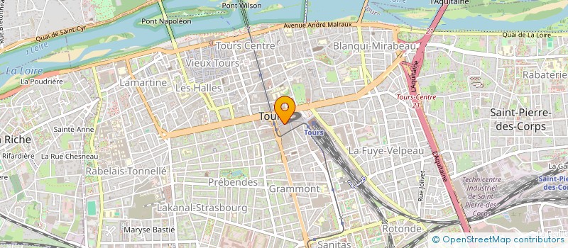 localisation de l'entreprise SCI RENOIR DERAIN  TOURS