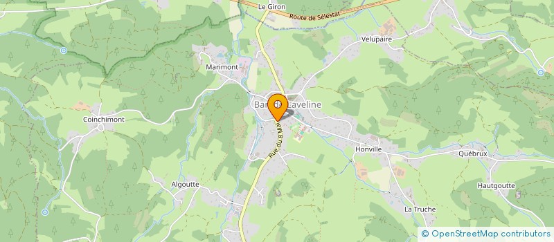 localisation de l'entreprise SCI RENOU E.V.O.  BAN-DE-LAVELINE