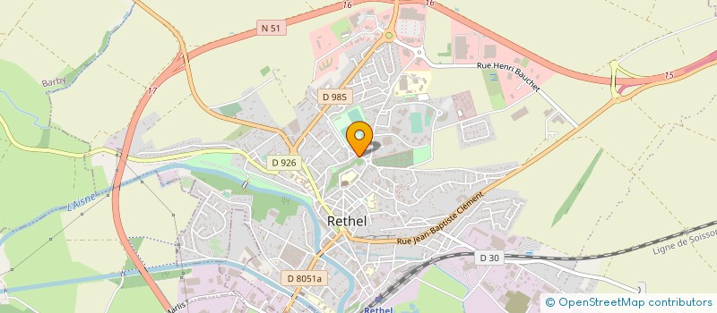 localisation de l'entreprise SCI RENOU MEGGIE  RETHEL