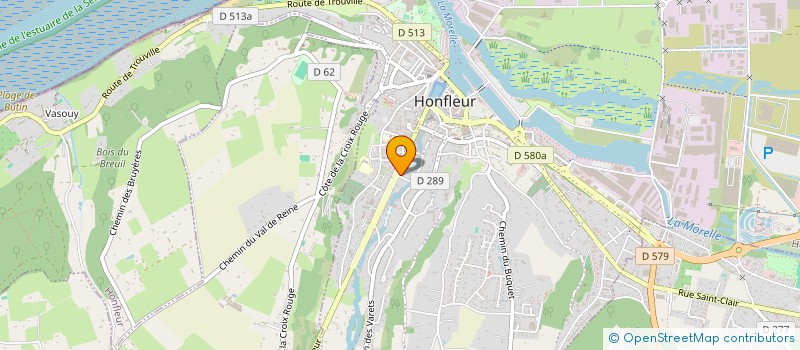 localisation de l'entreprise SCI RENOUF à HONFLEUR