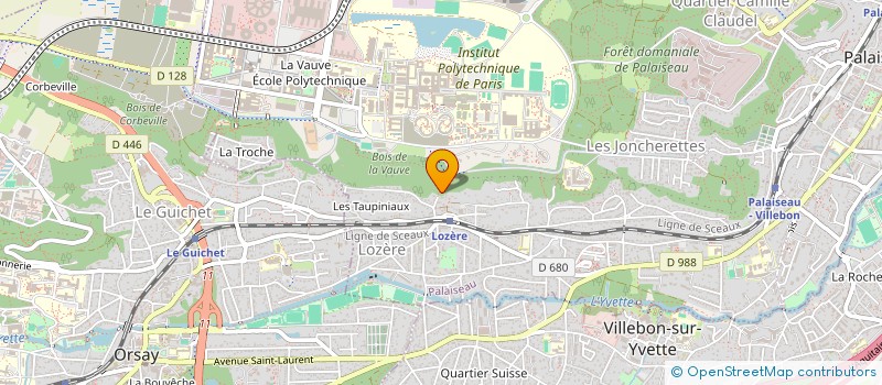localisation de l'entreprise SCI RENOUF à PALAISEAU