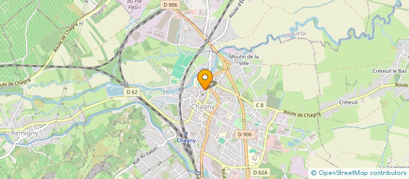 localisation de l'entreprise SCI RENOUF-SALVUCCI  CHAGNY