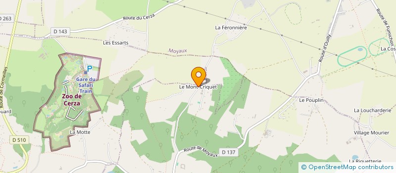 localisation de l'entreprise SCI RENOUGA  OUILLY-DU-HOULEY