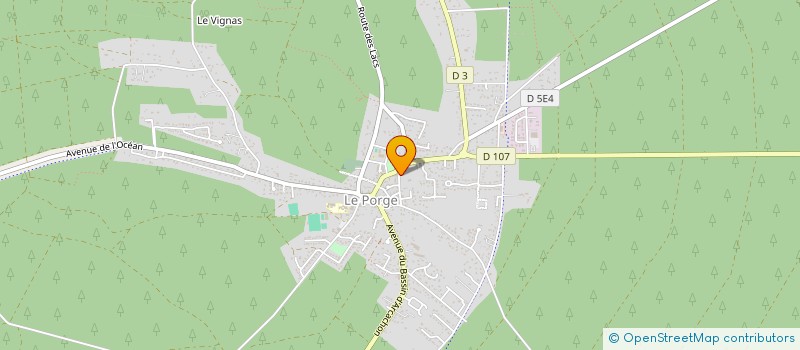 localisation de l'entreprise SCI RENOUVEAU à LE PORGE