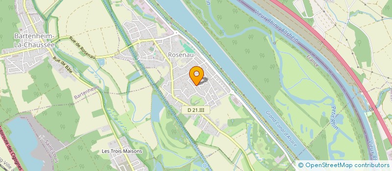 localisation de l'entreprise SCI RENOUVEAU  ROSENAU