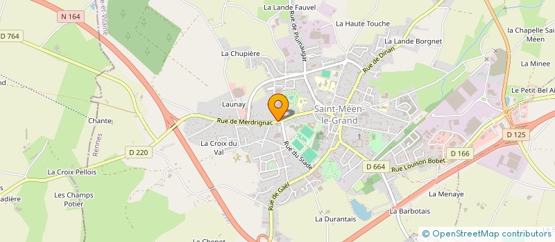 localisation de l'entreprise SCI RENOUVEAU  SAINT-MEEN-LE-GRAND