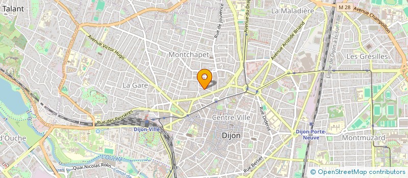 localisation de l'entreprise SCI RENOUVEAU QU PETIT CITEAUX à DIJON