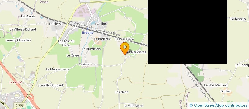 localisation de l'entreprise SCI RENOUVEL FCL  BROONS