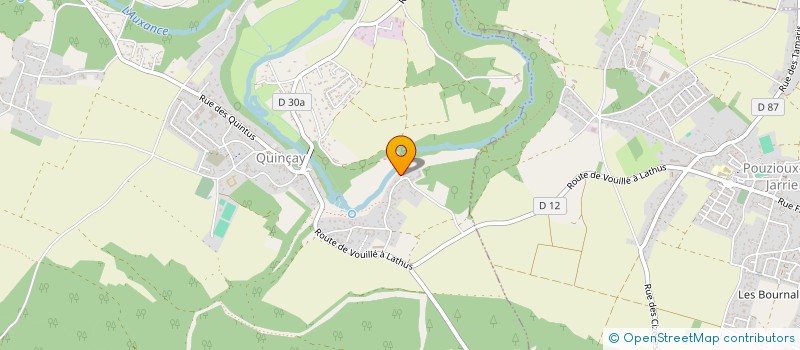 localisation de l'entreprise SCI RENOUX  QUINCAY