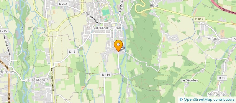 localisation de l'entreprise SCI RENOV 65  BARBAZAN-DEBAT