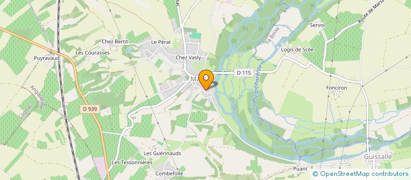 localisation de l'entreprise SCI RENOV'APPART 16 à MARSAC
