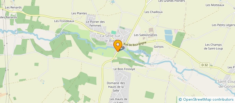 localisation de l'entreprise SCI RENOV-PLUS à LA SELLE-SUR-LE-BIED