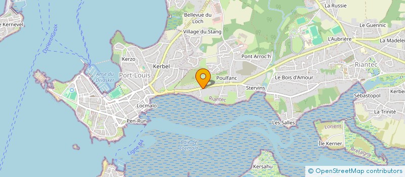 localisation de l'entreprise SCI RENOVA  RIANTEC