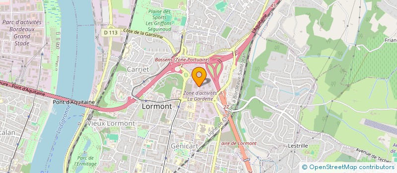 localisation de l'entreprise SCI RENOVAL  LORMONT