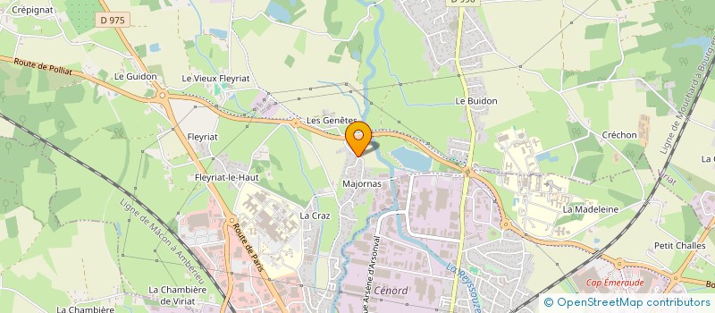localisation de l'entreprise SCI RENOVATIO à VIRIAT