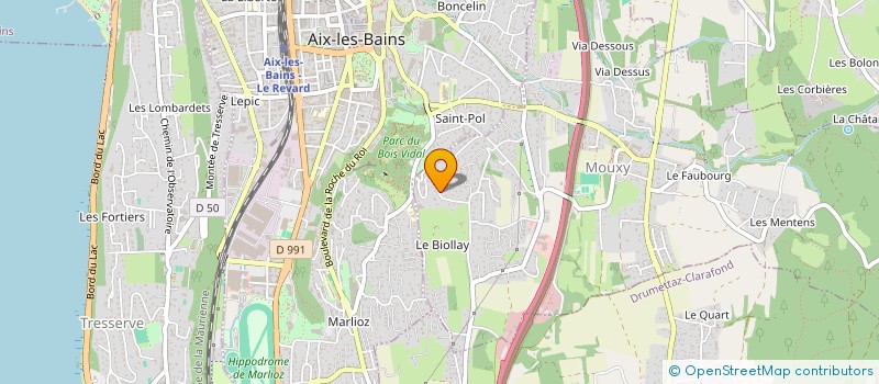 localisation de l'entreprise SCI RENOVATION ET HABITAT  MOUXY