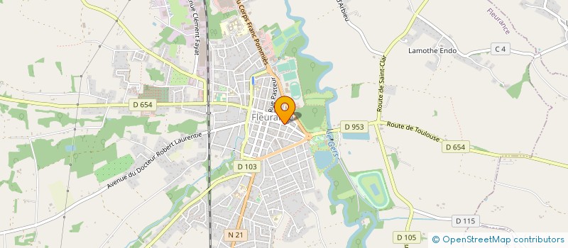 localisation de l'entreprise SCI RENOVATIONS CRISTIMO  FLEURANCE