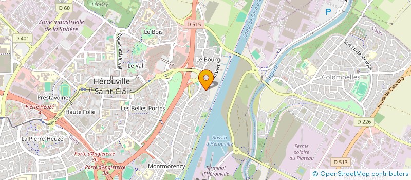 localisation de l'entreprise SCI RENOVBAT à HEROUVILLE-SAINT-CLAIR