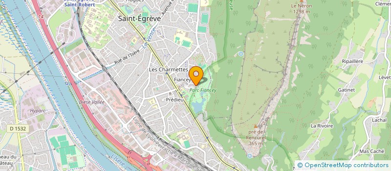 localisation de l'entreprise SCI RENROD  SAINT-EGREVE