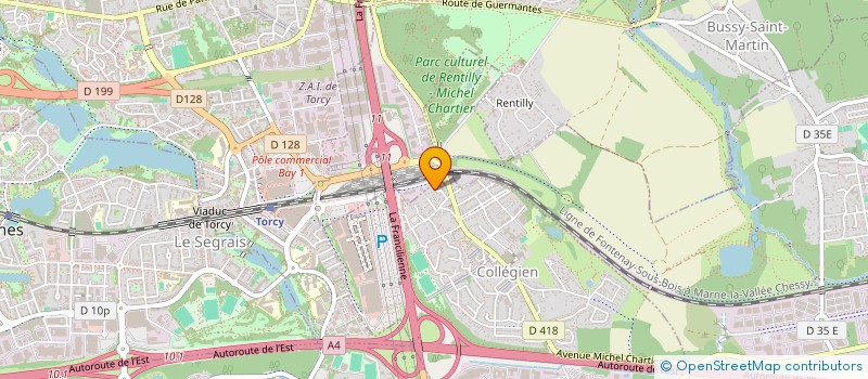 localisation de l'entreprise SCI RENTALIS I  COLLEGIEN