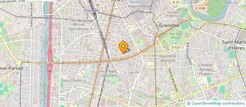 localisation de l'entreprise SCI RENTATERM à GRENOBLE