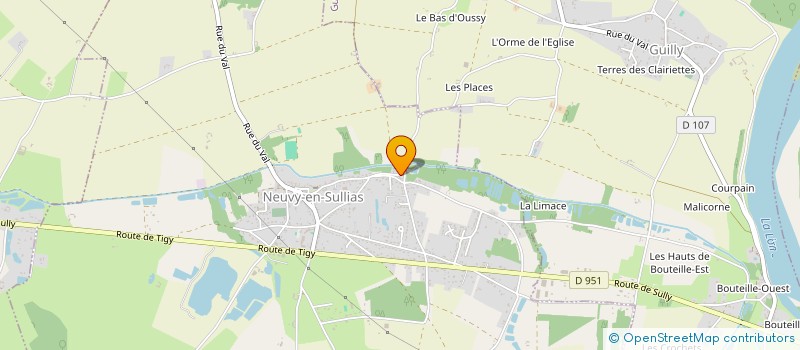 localisation de l'entreprise SCI RENTILICE à NEUVY-EN-SULLIAS