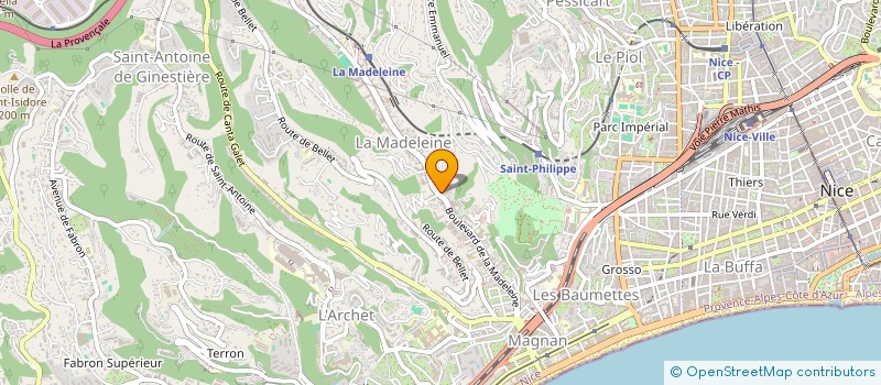 localisation de l'entreprise SCI RENTOMATIQUE  NICE