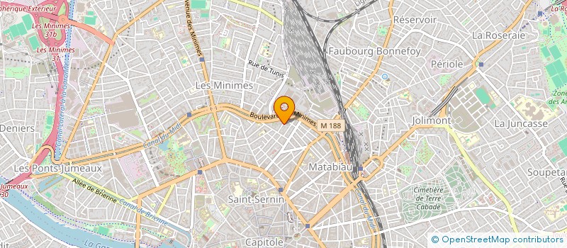 localisation de l'entreprise SCI REP à TOULOUSE
