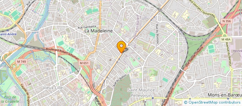 localisation de l'entreprise SCI REP-FOCH à LA MADELEINE