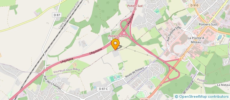 localisation de l'entreprise SCI REPAIRE DE CIE JAMIN  VOUNEUIL SOUS BIARD