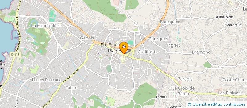 localisation de l'entreprise SCI REPANCO à SIX-FOURS-LES-PLAGES