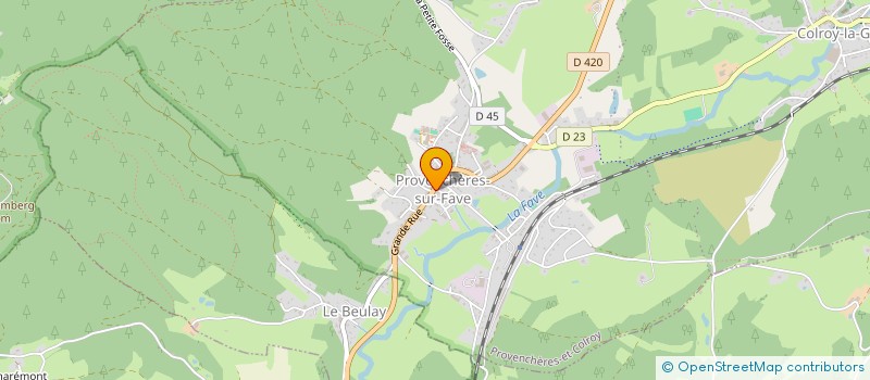 localisation de l'entreprise SCI REPAT  PROVENCHERES-ET-COLROY