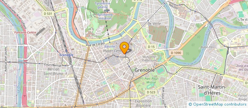 localisation de l'entreprise SCI REPBULIQUE à GRENOBLE