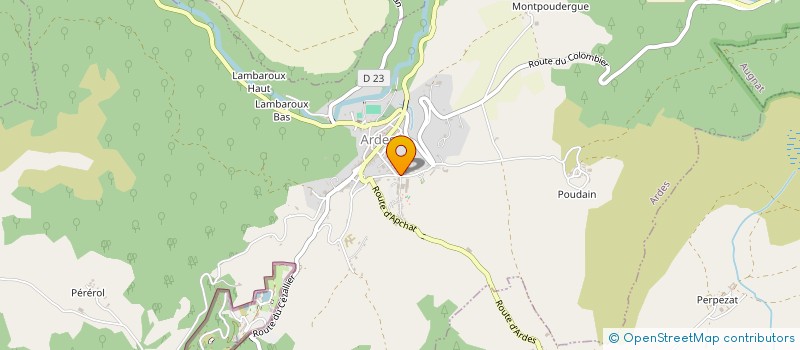 localisation de l'entreprise SCI REPER  ARDES